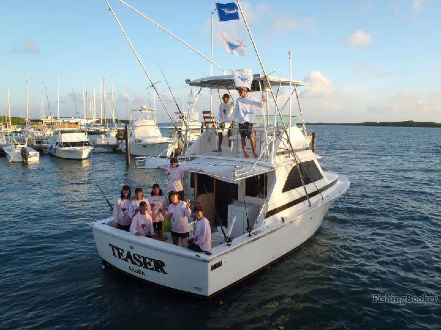 Teaser Charters 35’ Bertram, Oranjestad, Aruba